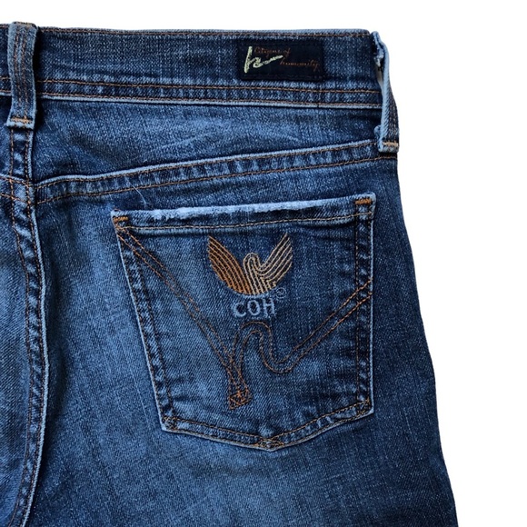 COH Simone #105 Stretch Low Waist Flare Size 26 HEMMED - Picture 10 of 13